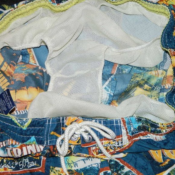 2 for/$35 Carribean Joe Tropical Themed Light weight Swim Shorts Trunks Sz 2XL - Picture 8 of 12